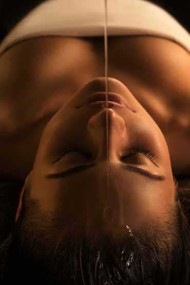 Massaggio shirodhara